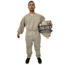 Conjunto Apicultor Calça, Jaleco e Capacete Cinza