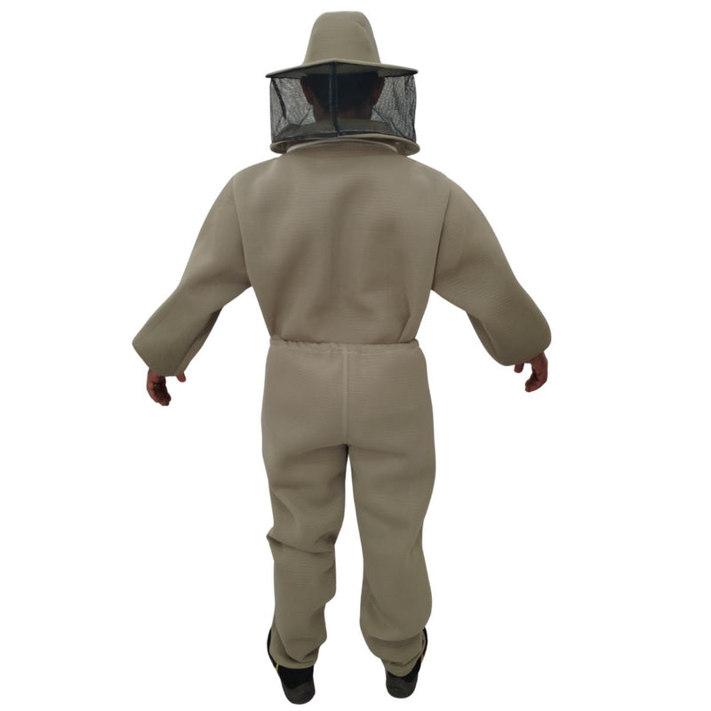 Conjunto Apicultor Calça, Jaleco e Capacete Cinza