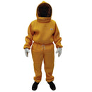 Kit Macacão Apicultor Capacete e Luvas Amarelo Americano