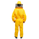 Conjunto Apicultor Calça, Jaleco e Capacete Amarelo