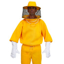 Kit Conjunto Apicultor Calça, Jaleco, Capacete e Luvas Amarelo