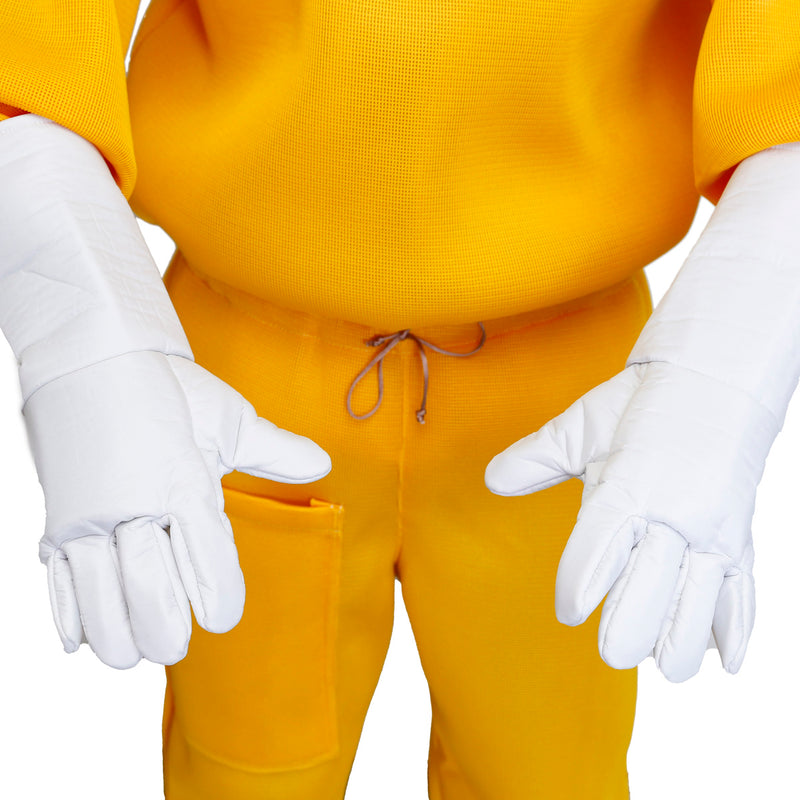 Kit Conjunto Apicultor Calça, Jaleco, Capacete e Luvas Amarelo
