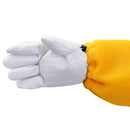 Kit Conjunto Apicultor Calça, Jaleco, Capacete e Luvas Amarelo